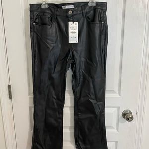 Zara leather pants